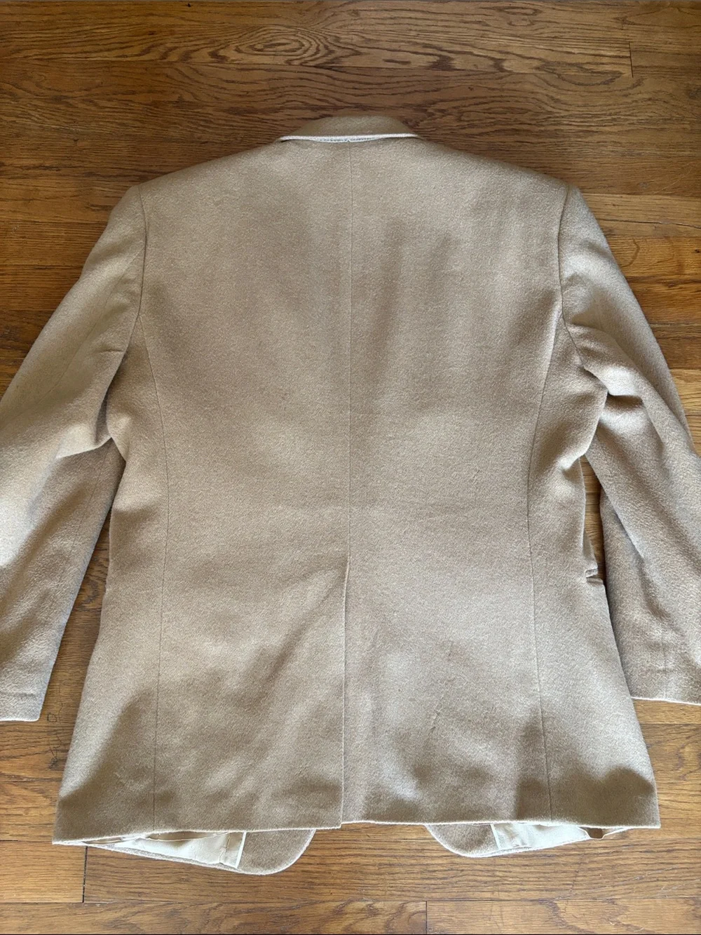 Vintage Camel Hair Beige Tan Sport Coat Overcoat